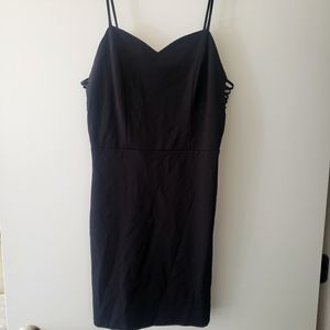 Sexy Little Black Dress with side paneling